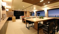 Benetti Tradition 105 Main Salon Dining Area